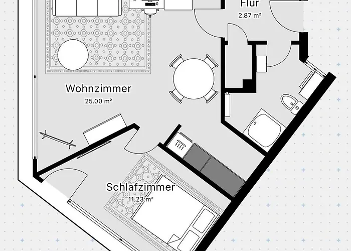 Appartement Orange Zebra 4p Mit Tiefgarage Wetter (Ruhr)